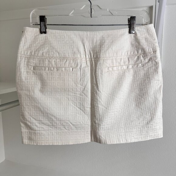 Vintage White Mini Skirt - Picture 2 of 3